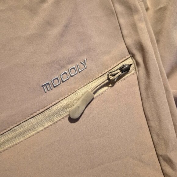 Mocoly women's size XL tan light weight pants, VGUC - Picture 2 of 13